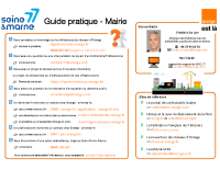 Leaflet Orange Mairies – DRCL 77